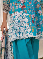 Tahra By Zainab Chottani Embroidered Lawn 3 Piece Unstitched Suit ZC24T 2B BEEHA